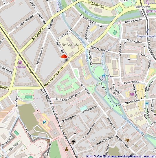 Erfurt Andreasvorstadt Auenstra�e 14 Etagenwohnung Erfurt /Andreasvorstadt