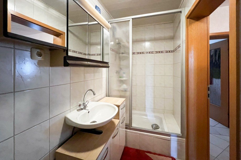 Duschbad im Erdgeschoss Einfamilienhaus Erfurt / Niedernissa