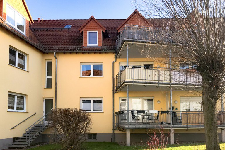 Mietwohnung_Erfurt_ Dittelstedt Erfurt / Dittelstedt Erdgeschosswohnung Erdgeschosswohnung mit Balkon und TG- Stellplatz