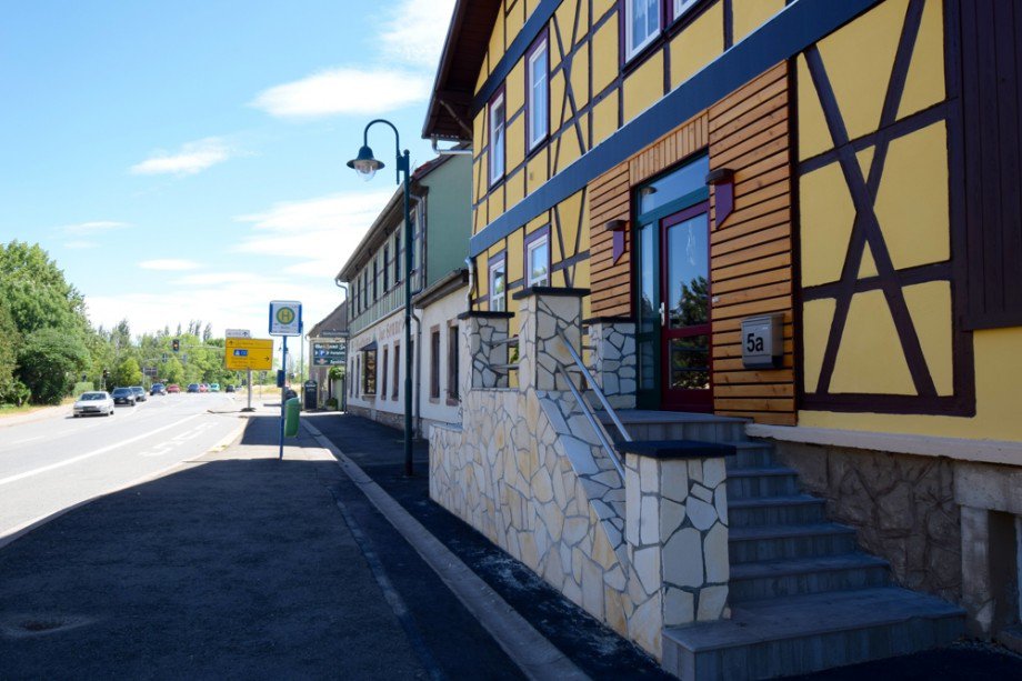 Frisch renovierter Eingangsbereich Haus Nohra
