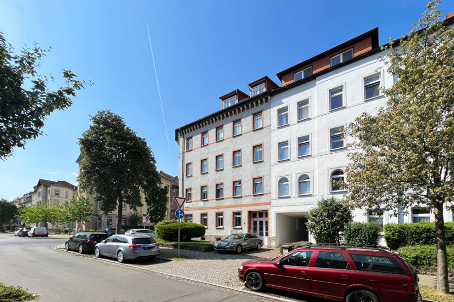 Eckhaus Ansicht Auenstra�e_ Etagenwohnung Erfurt /Andreasvorstadt