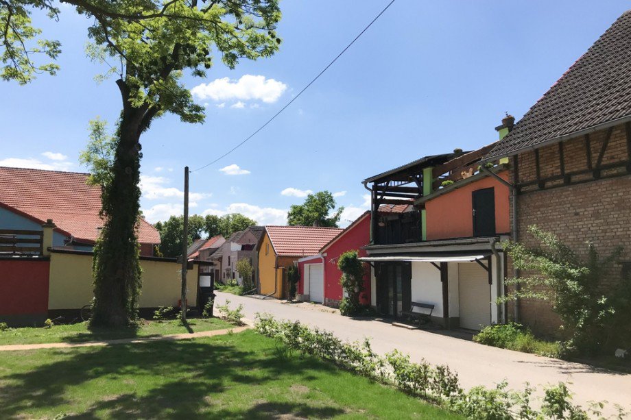 Fr�hliche H�user in der Alten Reihe Reihenhaus Bad Frankenhausen/Kyffh�user