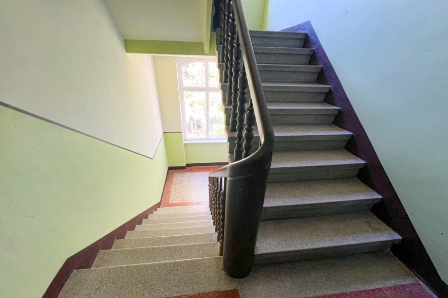 Traditionelles Treppenhaus Erdgeschosswohnung Erfurt / Daberstedt
