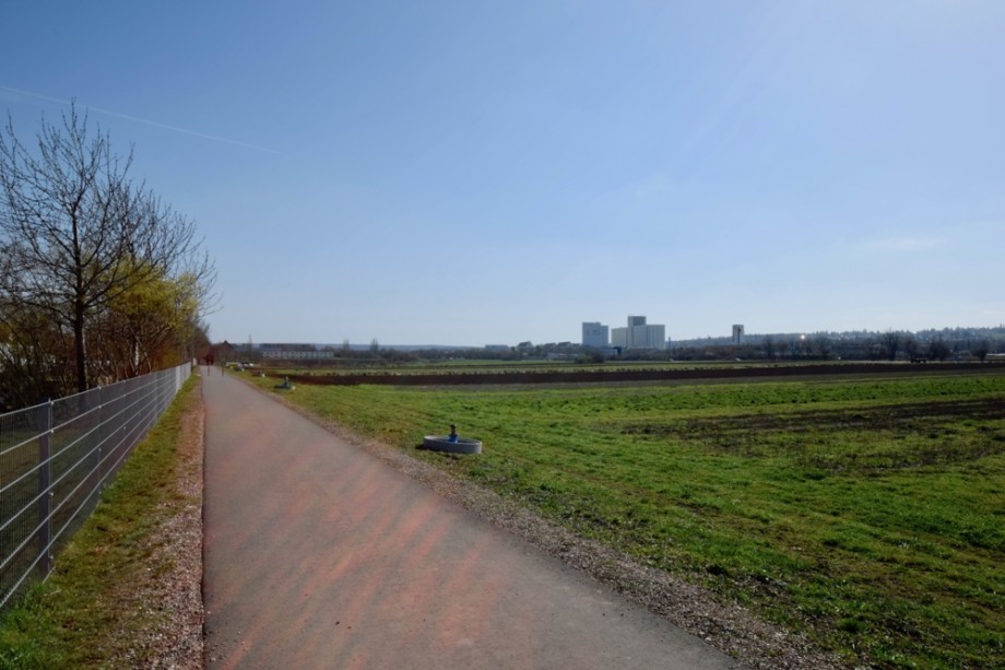 Perfekte Laufstrecke gleich hinter der Haus weitere Beherbergungsbetriebe Erfurt