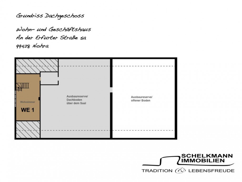 Grundriss DG Nohra Haus Nohra