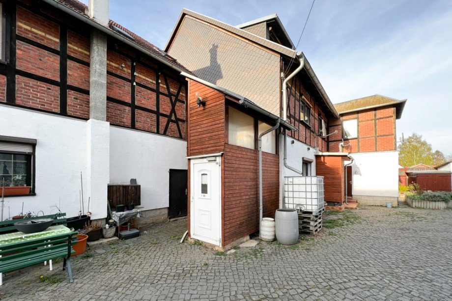 Hauseingang zur Wohnung Erdgeschosswohnung Erfurt/ Vieselbach