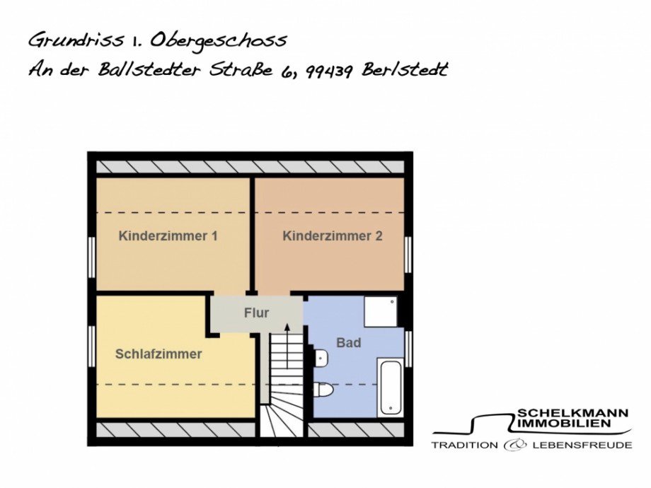 Grundriss OG Berlstedt Einfamilienhaus Berlstedt