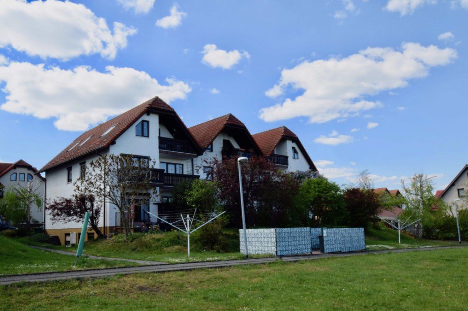 Gartenansicht des Hauses Erdgeschosswohnung Haina