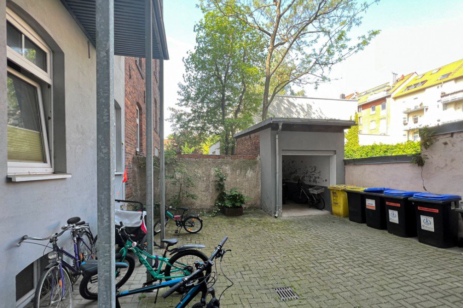 Innenhof des Hauses Ladenlokal Erfurt