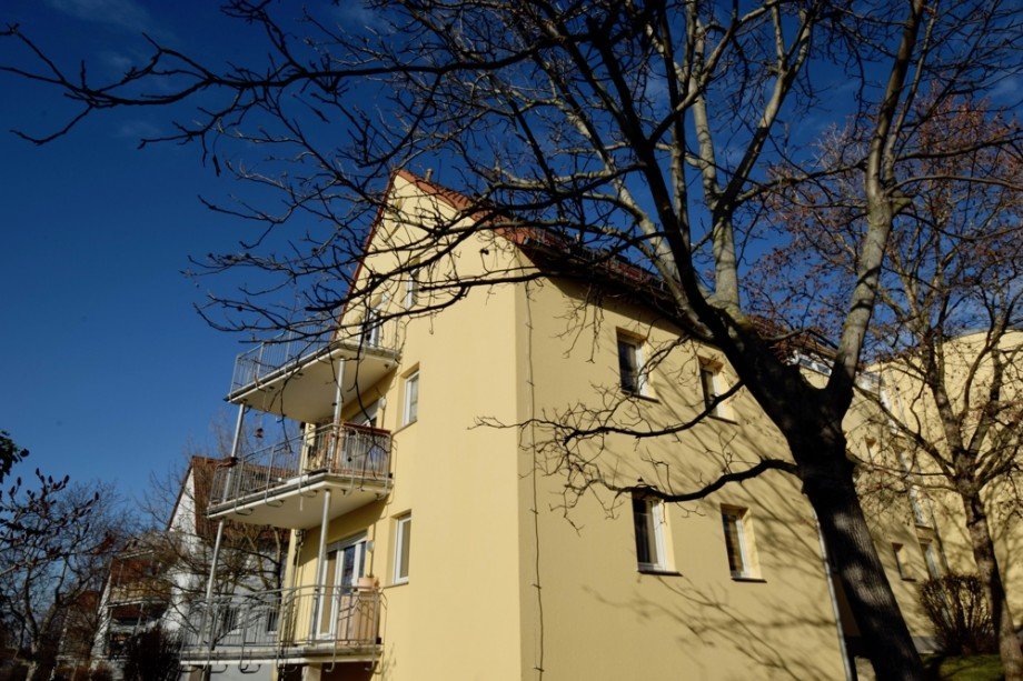 Sonennbalkon im obersten Geschoss Etagenwohnung Erfurt