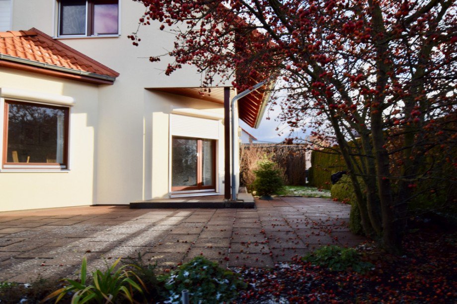 Terrasse und Garten Einfamilienhaus Erfurt