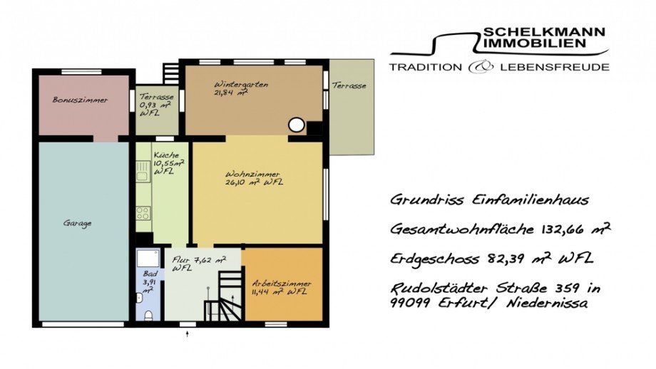 Grundrisse EFH Niedernissa EG Einfamilienhaus Erfurt / Niedernissa