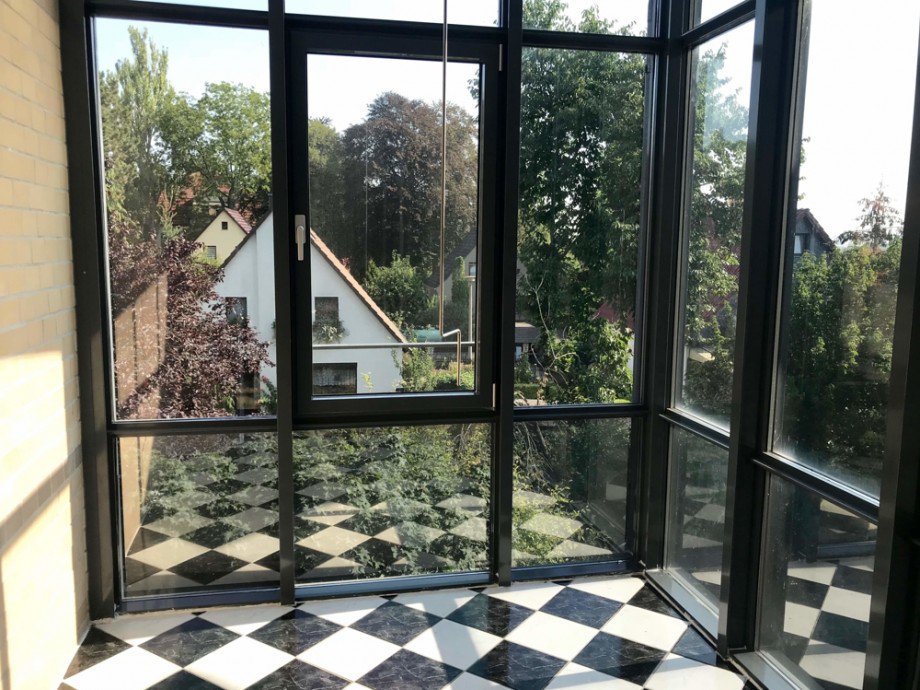 Bezaubernder Wintergarten an der K�che Etagenwohnung Erfurt