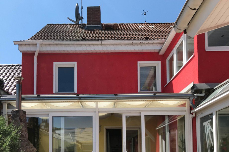 Reihenhaus Esperstedt R�ckansicht Reihenhaus Bad Frankenhausen/Kyffh�user