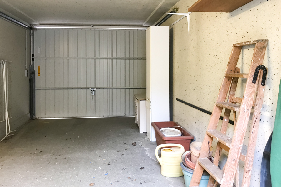 Garagenzufahrt Beispielhaus Doppelhaush�lfte Erfurt/ Salomonsborn