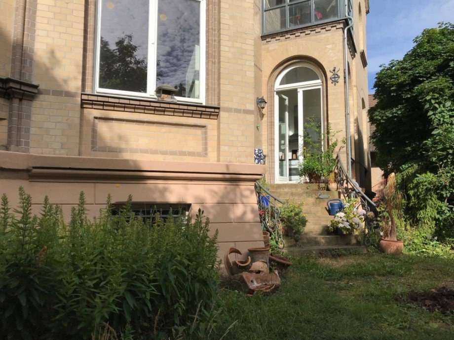 Die Stufen zum Gartenparadies Erdgeschosswohnung Erfurt
