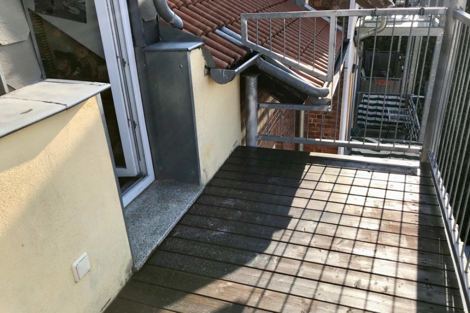 Balkon Maisonettewohnung Erfurt / Johannesplatz