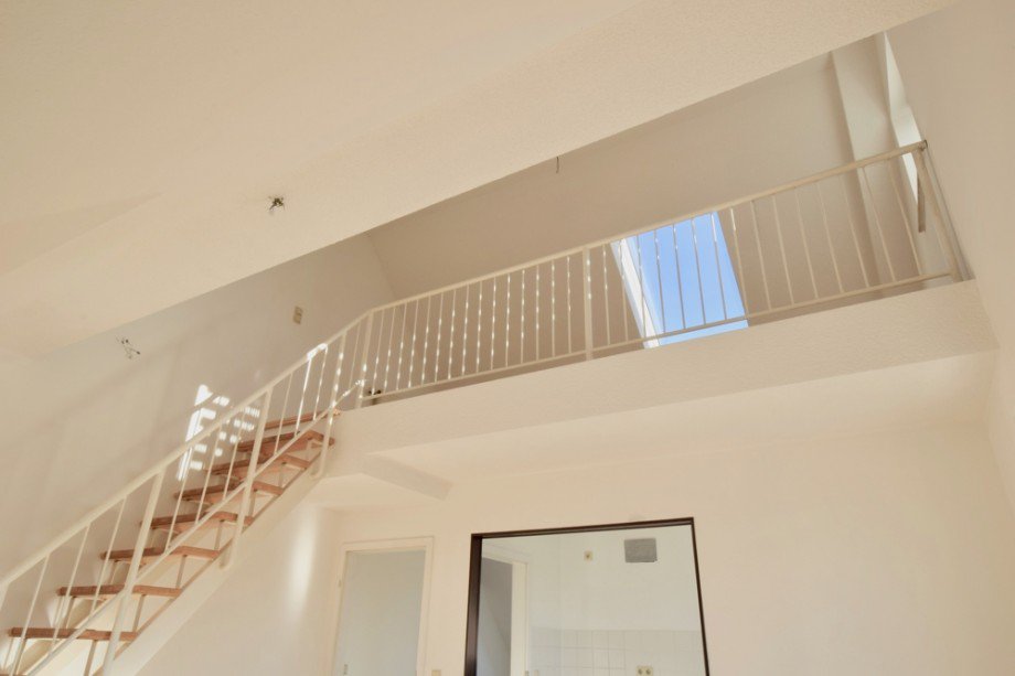 Blick zur Galerie Dachgeschosswohnung Erfurt