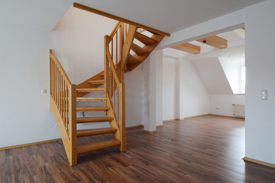 Treppe Wohnzimmer Dachgeschosswohnung Erfurt